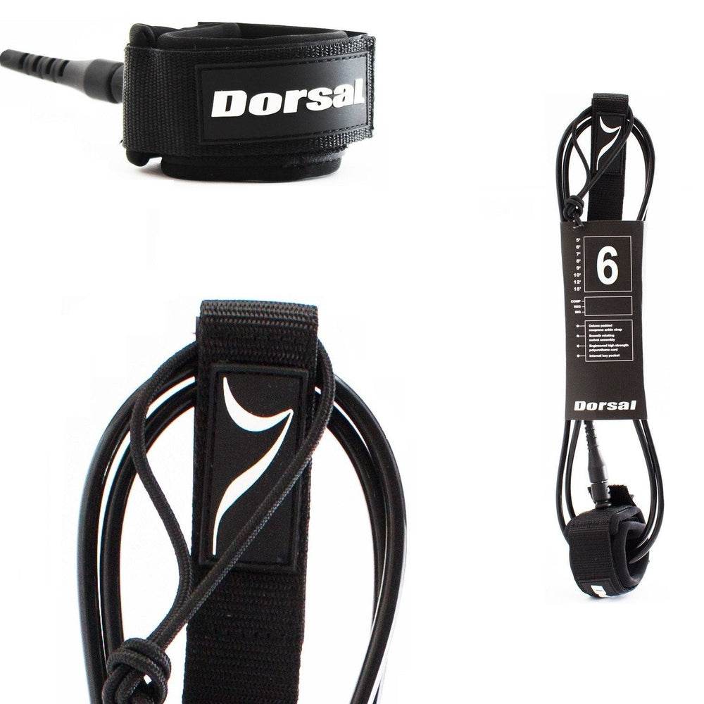 DORSAL Surf Leash for Surfboard Longboard SUP Leg Rope - One Revolver Surfboards