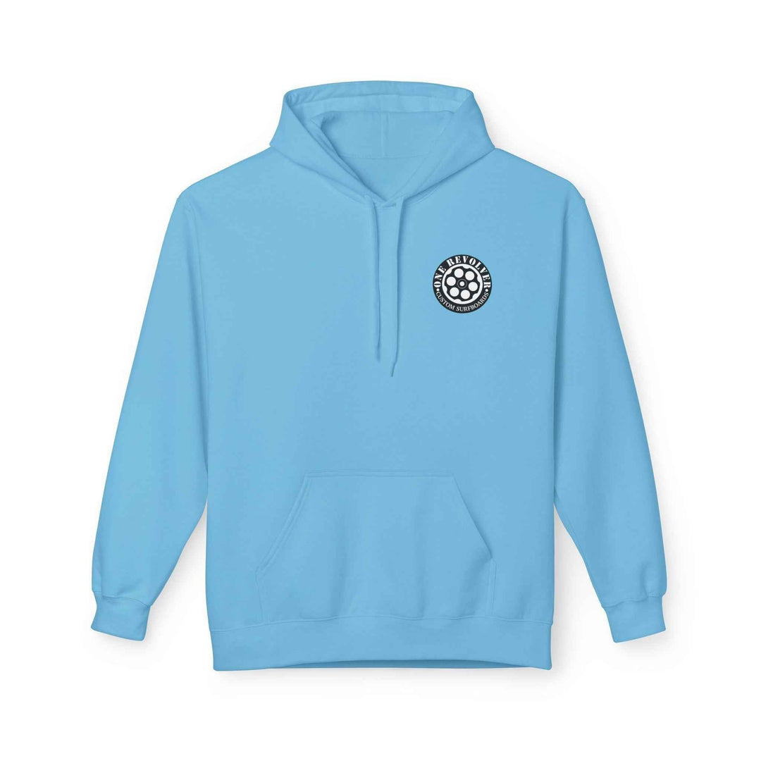 Smile Hoodie by One Revolver Surfboards – Unisex Midweight Fleece for Surf & Street - One Revolver Surfboards