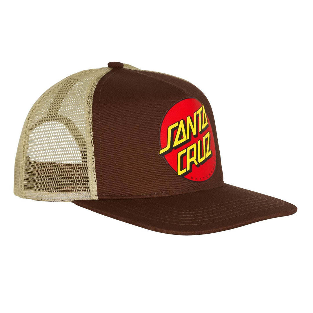 Santa Cruz Classic Dot Mesh Trucker High Profile Mens Hat - One Revolver Surfboards
