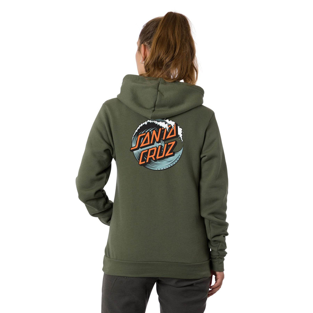 Santa Cruz Wave Dot P/O Womens Hooded Sweatshirt - One Revolver Surfboards