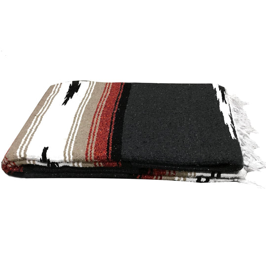 Black Baja Multi Diamond Yoga Blanket - One Revolver Surfboards