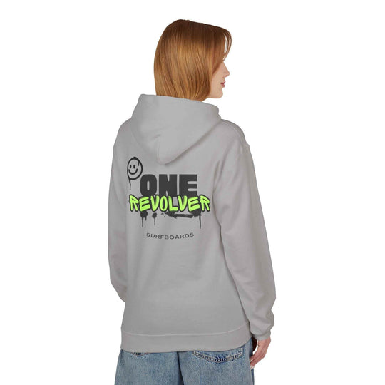 Smile Hoodie by One Revolver Surfboards – Unisex Midweight Fleece for Surf & Street - One Revolver Surfboards