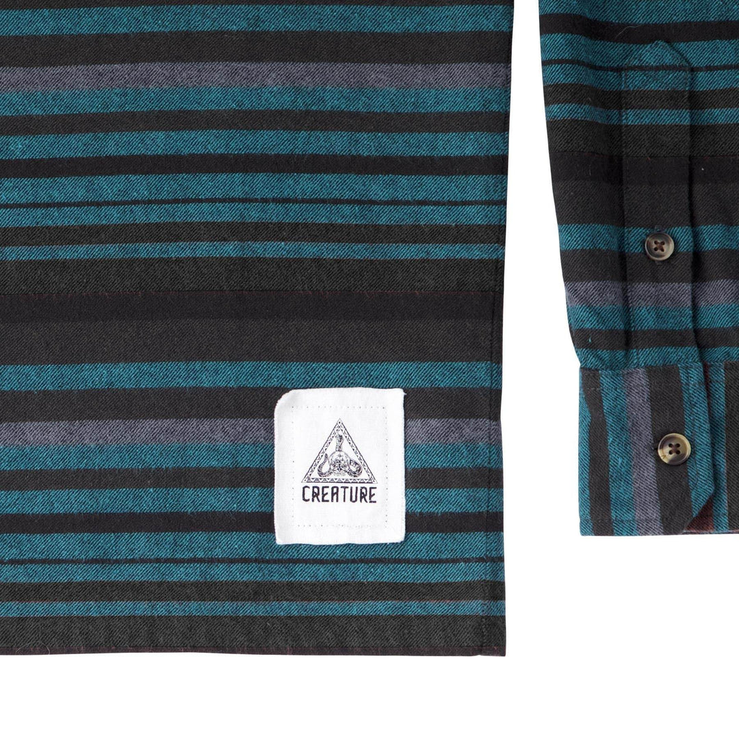 Creature Take Warning L/S Flannel - One Revolver Surfboards