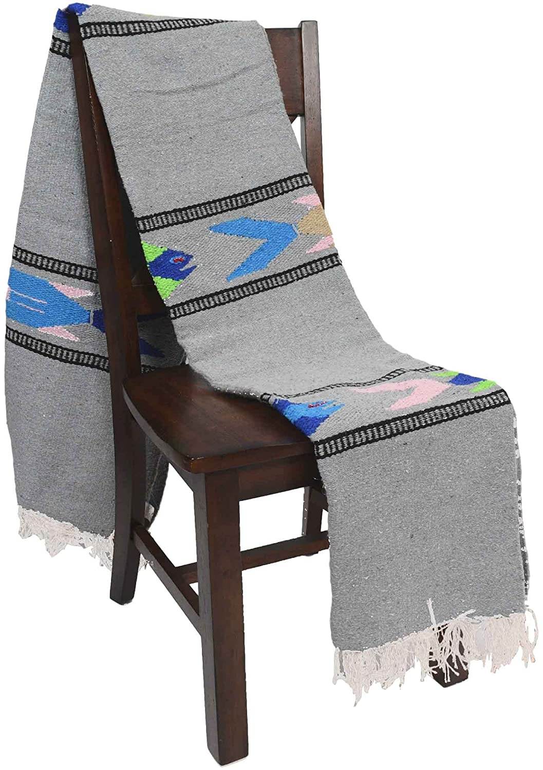 Heather Grey Baja Fish Yoga Blanket - One Revolver Surfboards