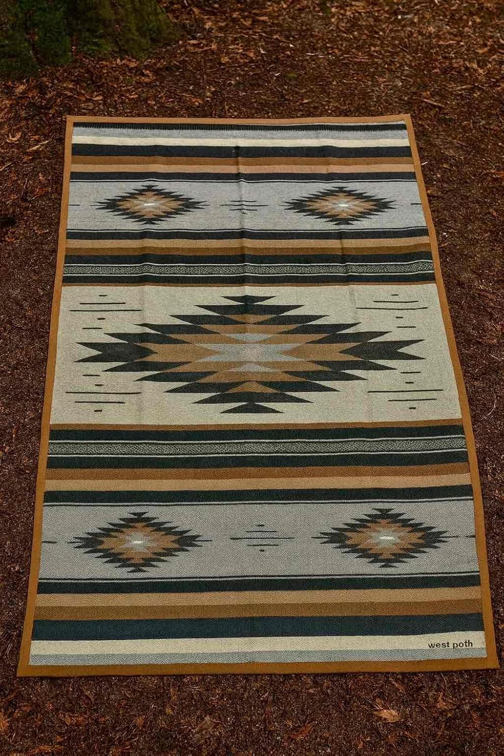 Canvas Camping Blanket - Waxed Canvas Outdoor Blanket / Bushcraft Blanket