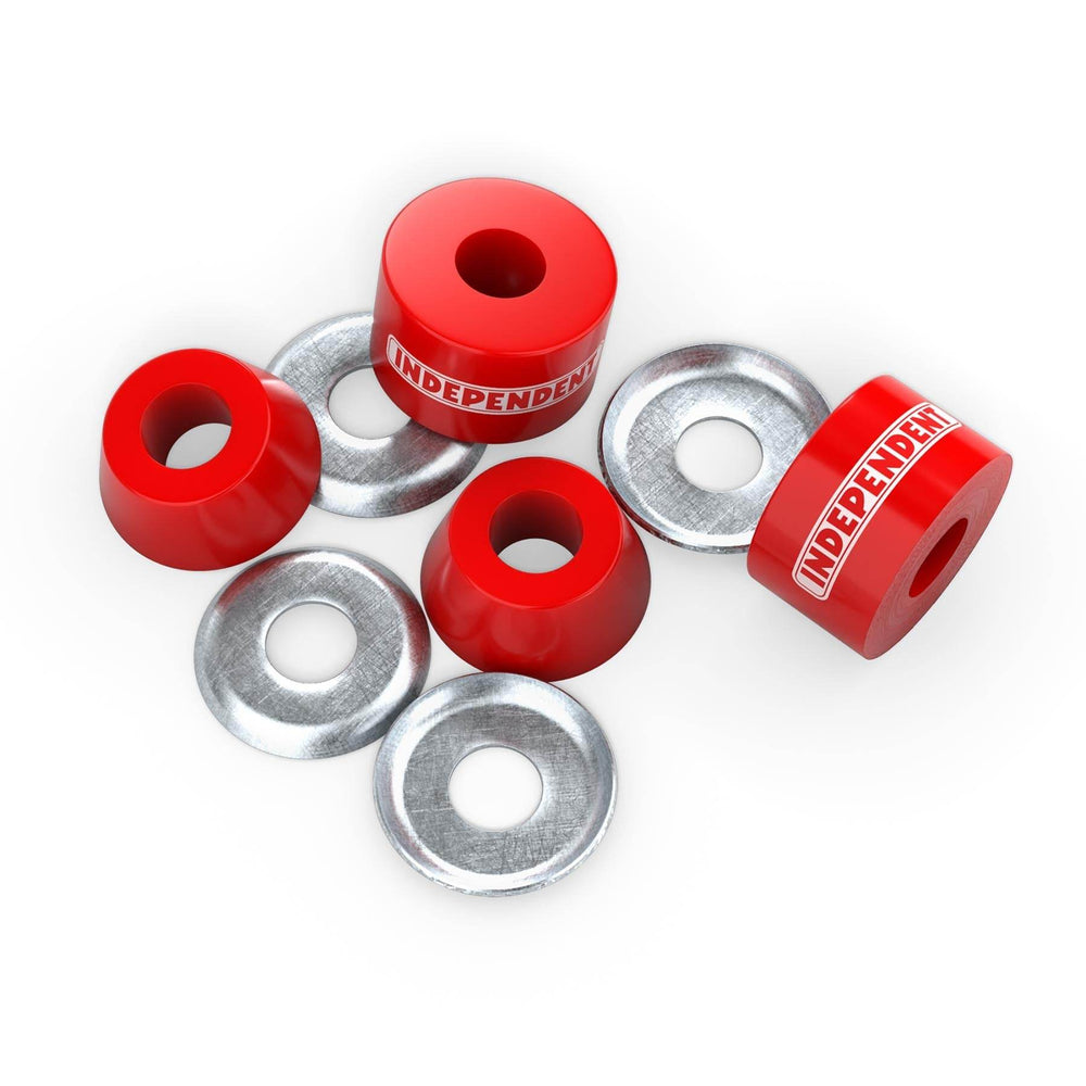 INDEPENDENT ORIGINAL CUSHIONS SOFT 90A RED SKATEBOARD TRUCK BUSHINGS - One Revolver Surfboards