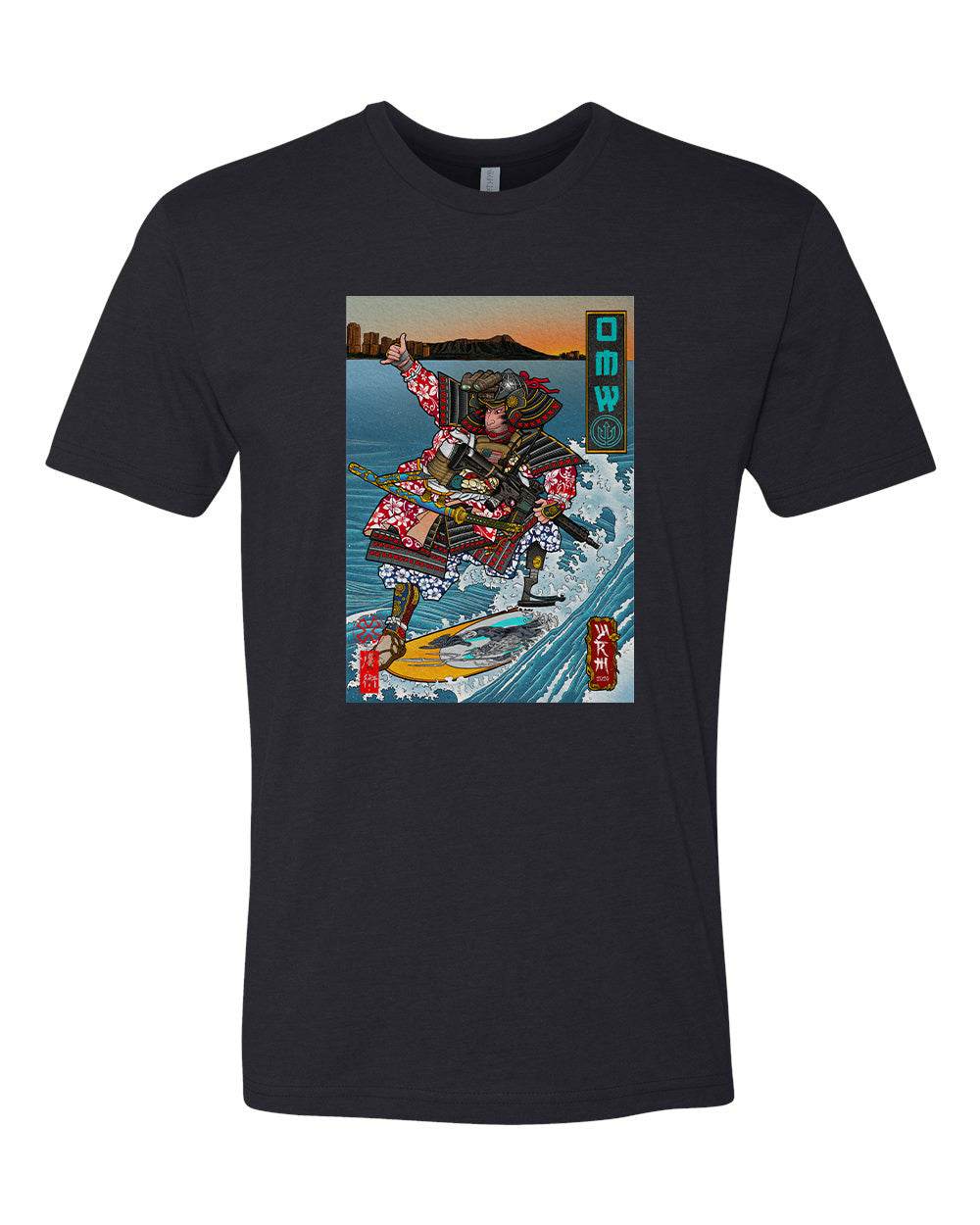 Southside Samurai T-Shirt - One Revolver Surfboards