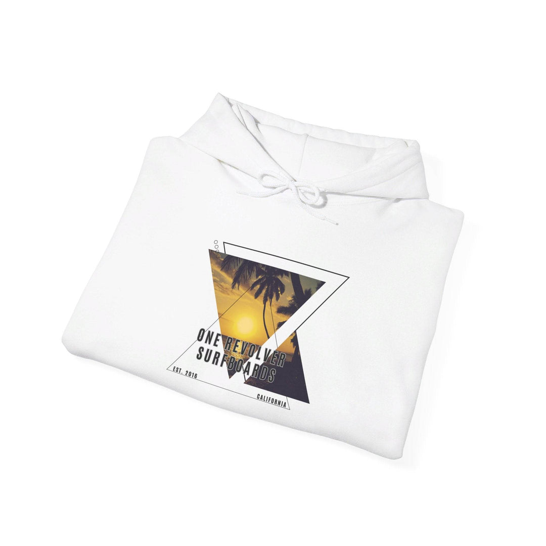 One Revolver Sunset Hoodie – Unisex Heavy Blend Surf Sweatshirt - One Revolver Surfboards