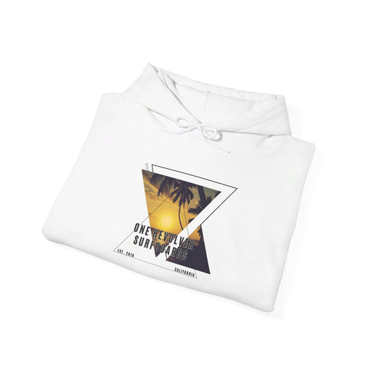 One Revolver Sunset Hoodie – Unisex Heavy Blend Surf Sweatshirt - One Revolver Surfboards