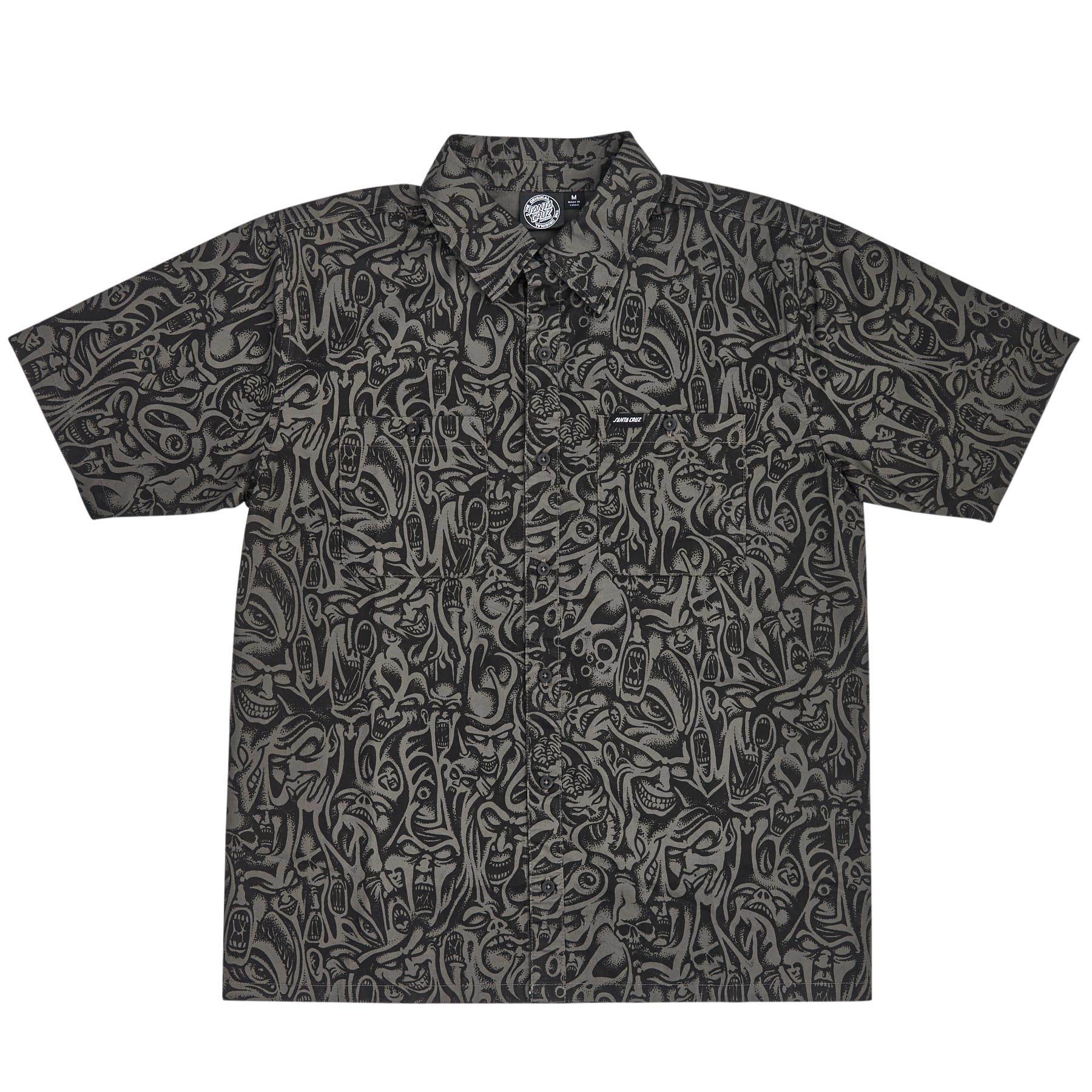 SANTA CRUZ TOM KNOX FACES BUTTON-UP WORK SHIRT - One Revolver Surfboards