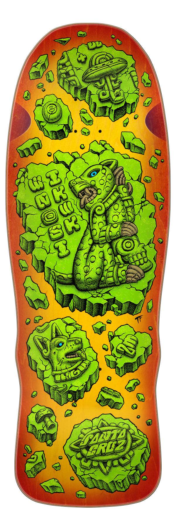 SANTA CRUZ ERICK WINKOWSKI JAGUAR SHAPED 10.35" SKATEBOARD DECK - One Revolver Surfboards