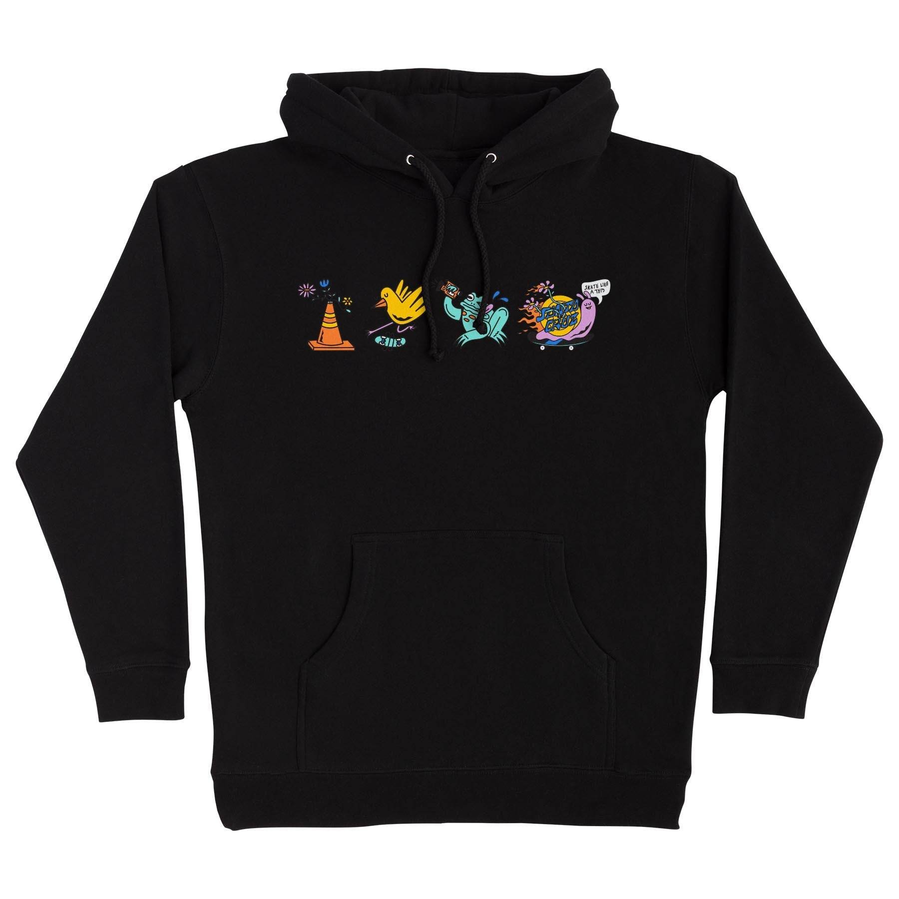 Santa Cruz x Skate Like A Girl Pullover Hooded Sweatshirt - One Revolver Surfboards