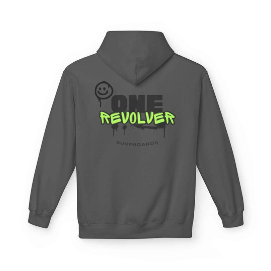 Smile Hoodie by One Revolver Surfboards – Unisex Midweight Fleece for Surf & Street - One Revolver Surfboards
