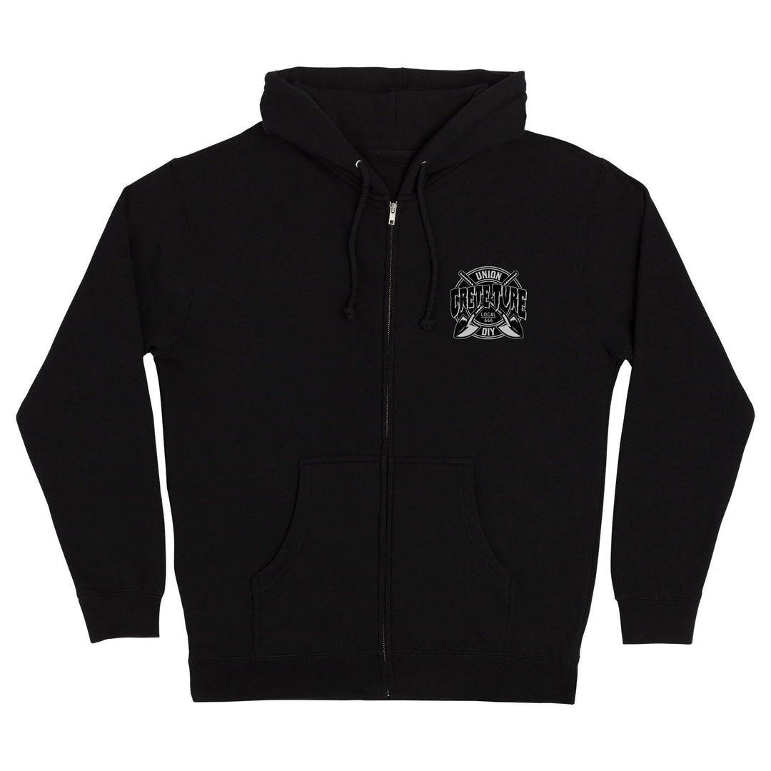 Creature Crete-Ture DIY Zip Heavyweight Hooded Sweatshirt - One Revolver Surfboards