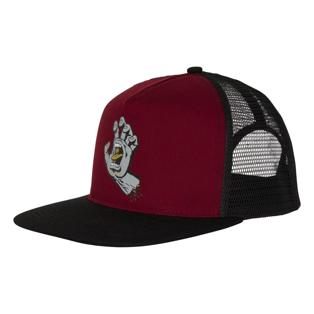 Santa Cruz Screaming Hand Front Mesh Trucker High Profile Hat - One Revolver Surfboards