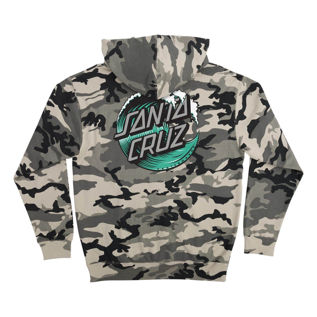 SANTA CRUZ WAVE DOT P/O HEAVYWEIGHT HOODED SWEATSHIRT - One Revolver Surfboards