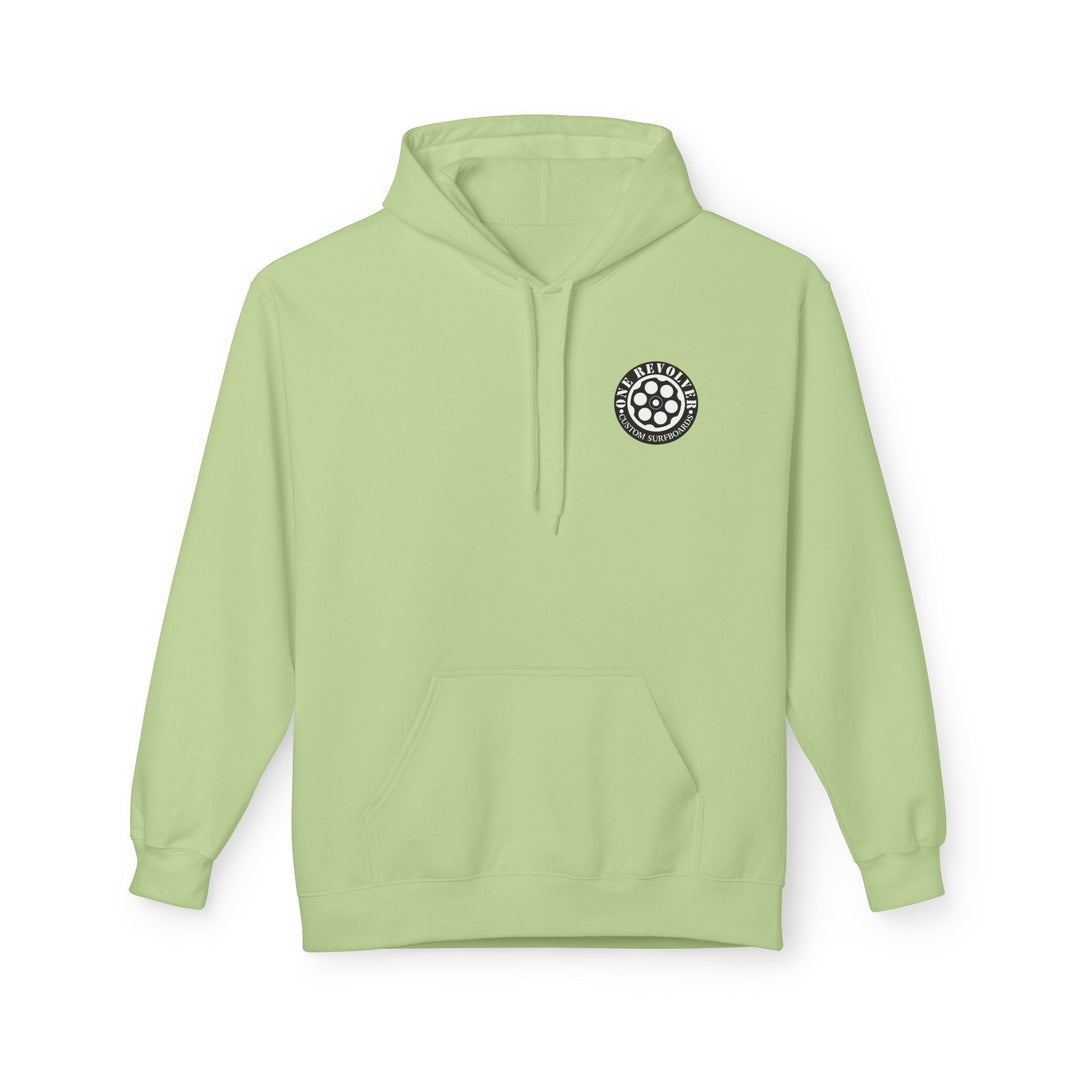 Smile Hoodie by One Revolver Surfboards – Unisex Midweight Softstyle Fleece