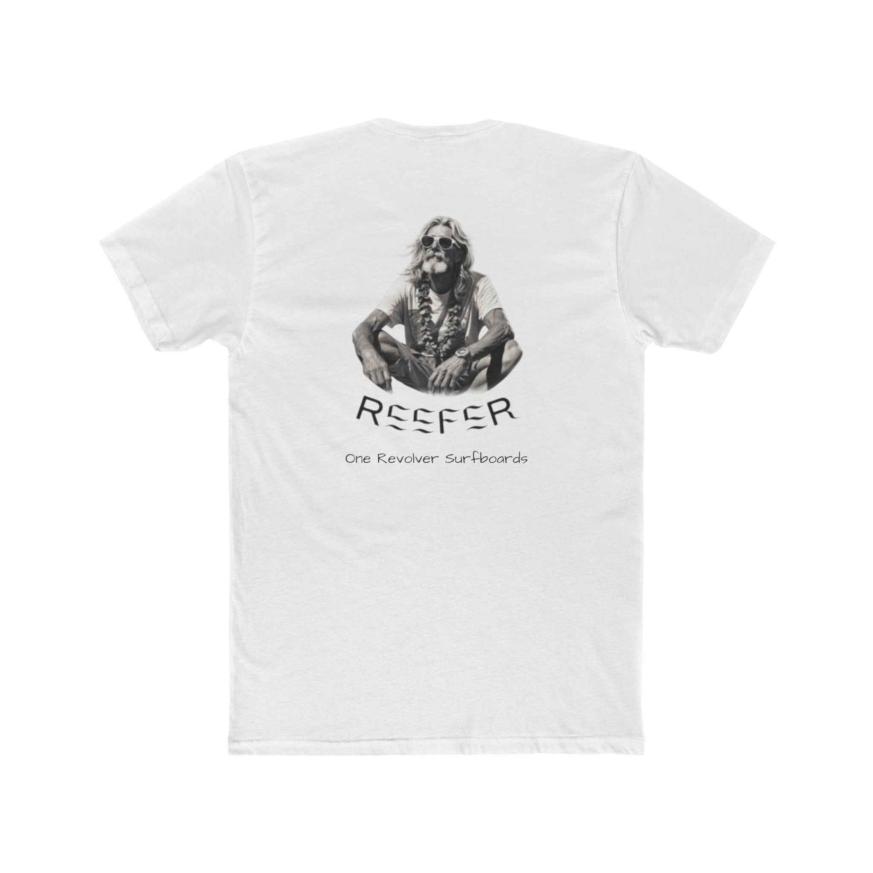 Reefer Unisex Surf T-Shirt – Laid-Back Cotton Crew with Chill Vibes - One Revolver Surfboards