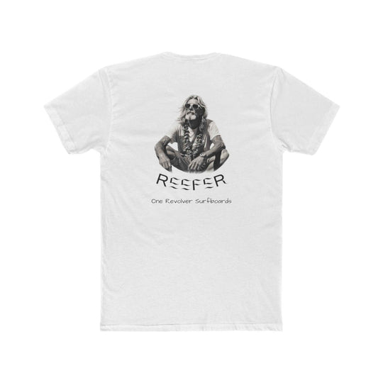 Reefer Unisex Surf T-Shirt – Laid-Back Cotton Crew with Chill Vibes - One Revolver Surfboards
