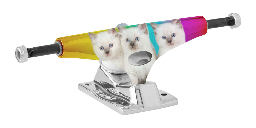 KRUX K5 KROME RAINBOW KITTIES STANDARD SKATEBOARD TRUCKS - One Revolver Surfboards