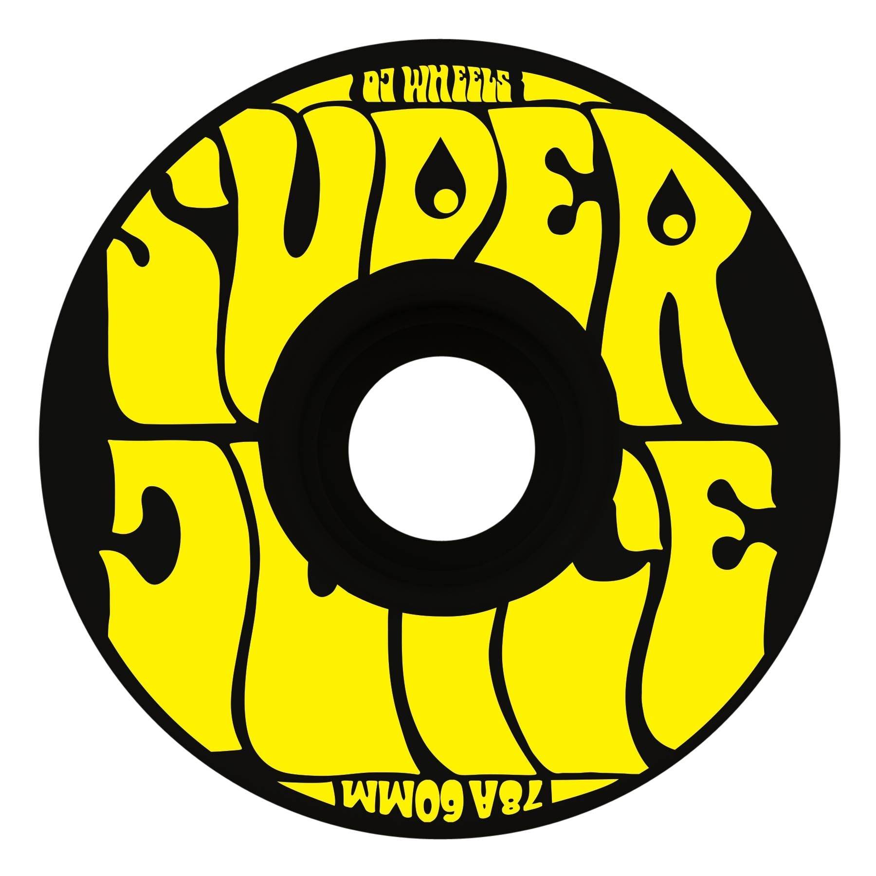 OJ Super Juice Black 60mm 78a Skateboard Wheels - One Revolver Surfboards