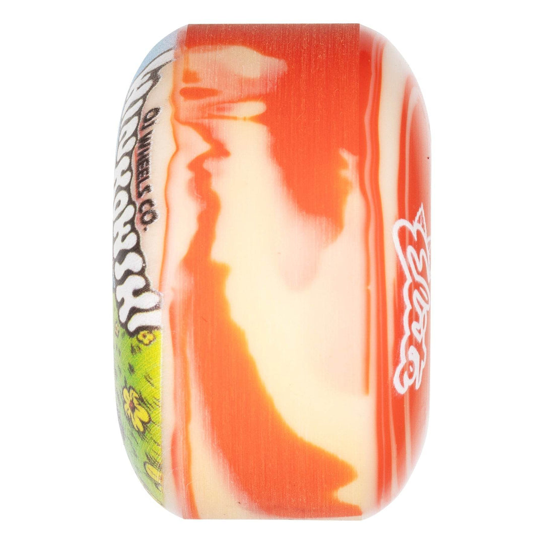 OJ WINKOWSKI MUSHROOM ELITE EZ EDGE RED / WHITE SWIRL 53mm 101a SKATEBOARD WHEELS - One Revolver Surfboards