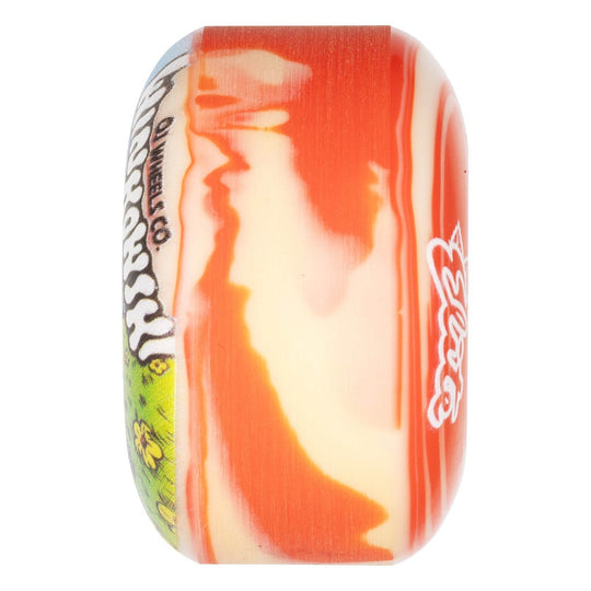 OJ WINKOWSKI MUSHROOM ELITE EZ EDGE RED / WHITE SWIRL 53mm 101a SKATEBOARD WHEELS - One Revolver Surfboards