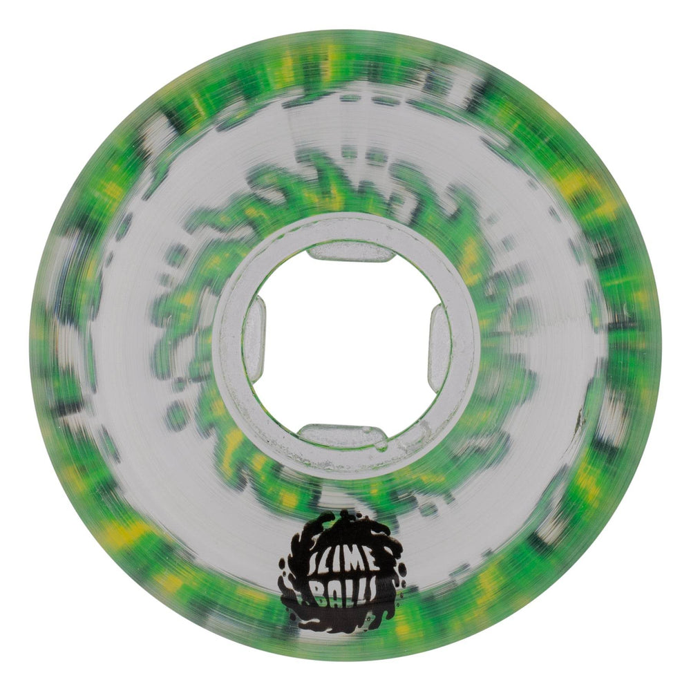 Slime Balls 53mm Mirror Vomits Clear 99a Skateboard Wheels - One Revolver Surfboards