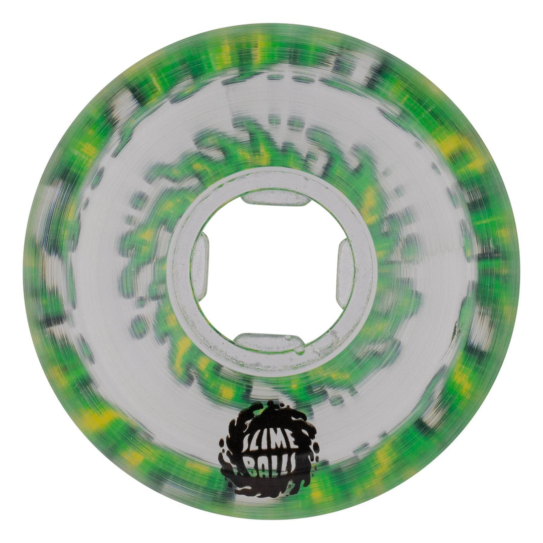 Slime Balls 53mm Mirror Vomits Clear 99a Skateboard Wheels - One Revolver Surfboards