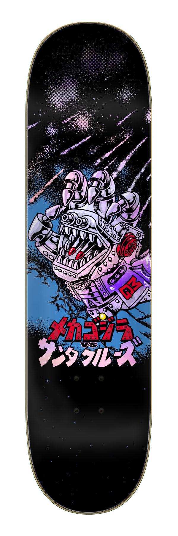 Santa Cruz x Godzilla Mecha Hand 8" Skateboard Deck - One Revolver Surfboards