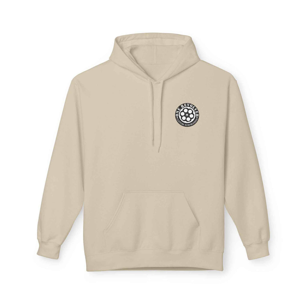 Smile Hoodie by One Revolver Surfboards – Unisex Midweight Fleece for Surf & Street - One Revolver Surfboards
