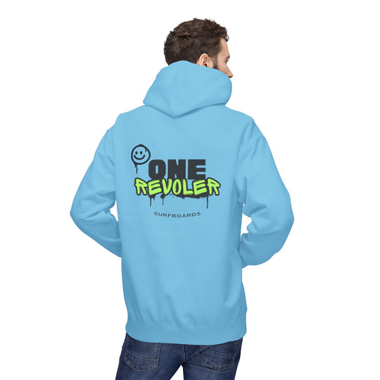 Smile Hoodie by One Revolver Surfboards – Unisex Midweight Softstyle Fleece