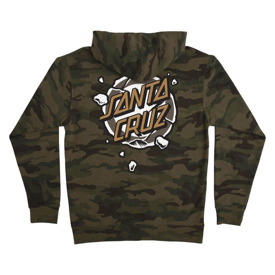 SANTA CRUZ ROSKOPP DESTRUCT DOT ZIP-UP SWEATSHIRT - One Revolver Surfboards
