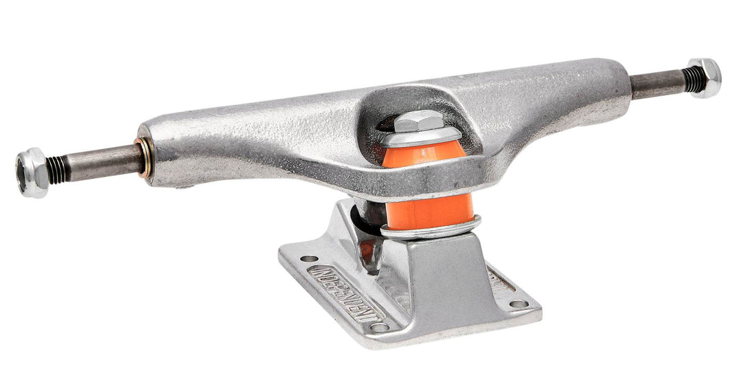 Independent Bauhaus Polished Silver Mid Skateboard Trucks - One Revolver Surfboards