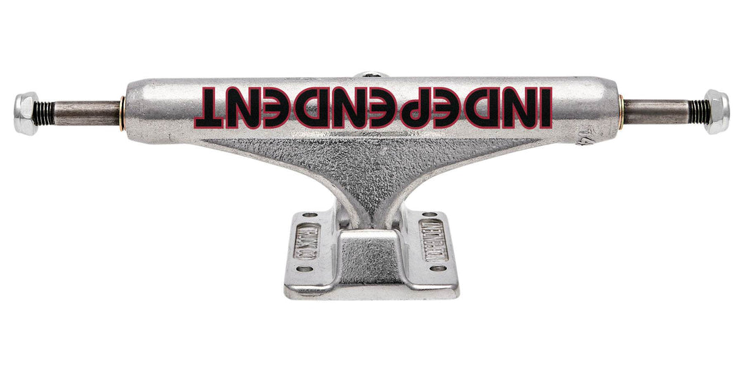Independent Bauhaus Polished Silver Mid Skateboard Trucks - One Revolver Surfboards