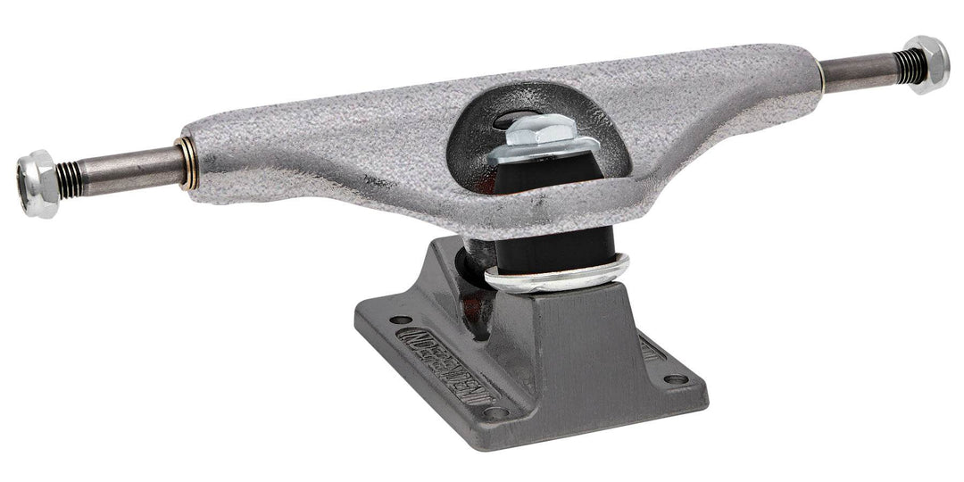 INDEPENDENT STAGE 11 IKP RAW SILVER TRANS BLACK SKATEBOARD TRUCKS - One Revolver Surfboards