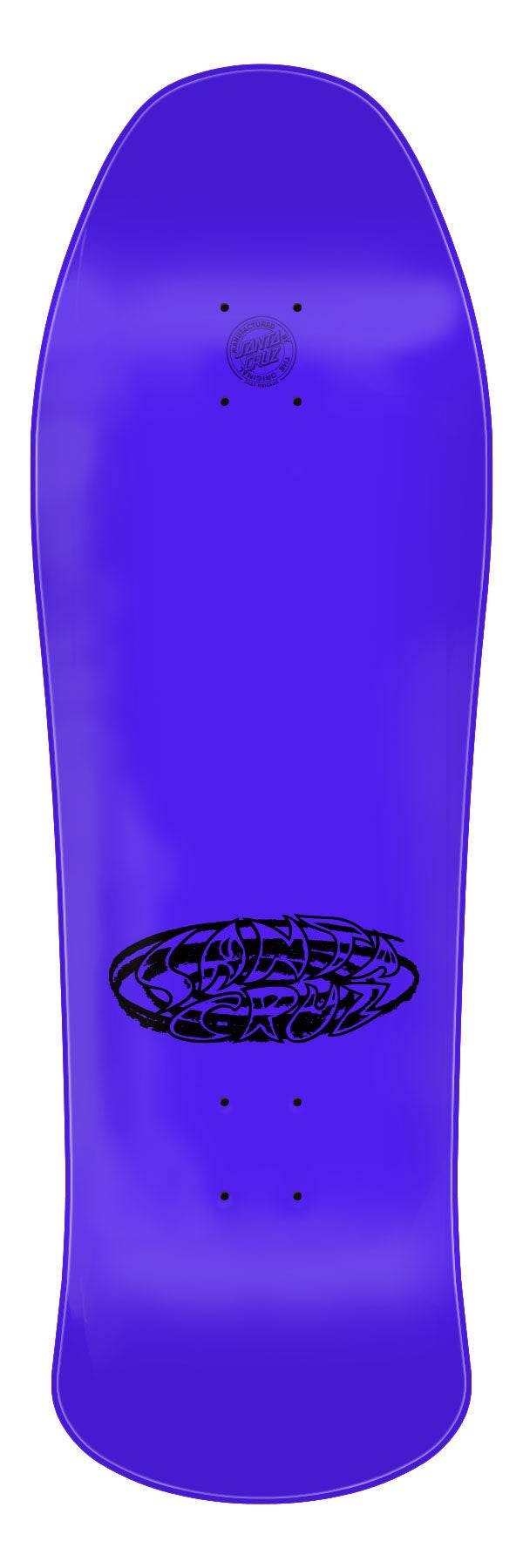 Santa Cruz Street Creep Cobalt Blue Dip 10" Skateboard Deck - One Revolver Surfboards