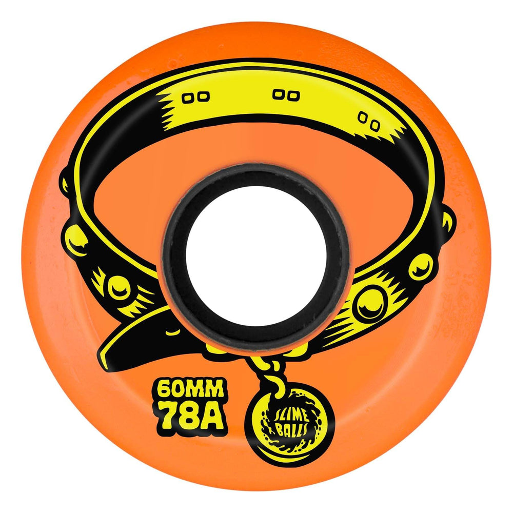 Slime Balls Eric Dressen Pup Reissue OG Slime Orange 60mm 78a Skateboard Wheels - One Revolver Surfboards