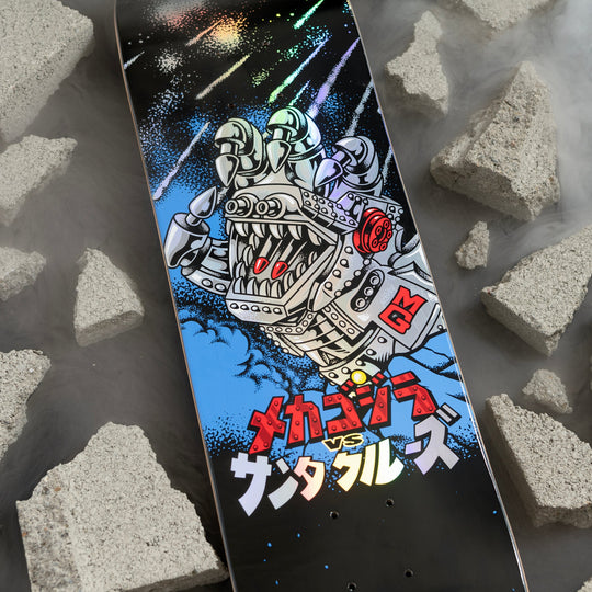 Santa Cruz x Godzilla Mecha Hand 8" Skateboard Deck
