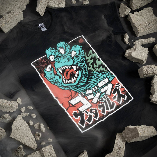 Santa Cruz x Godzilla Hand Front T-Shirt - One Revolver Surfboards