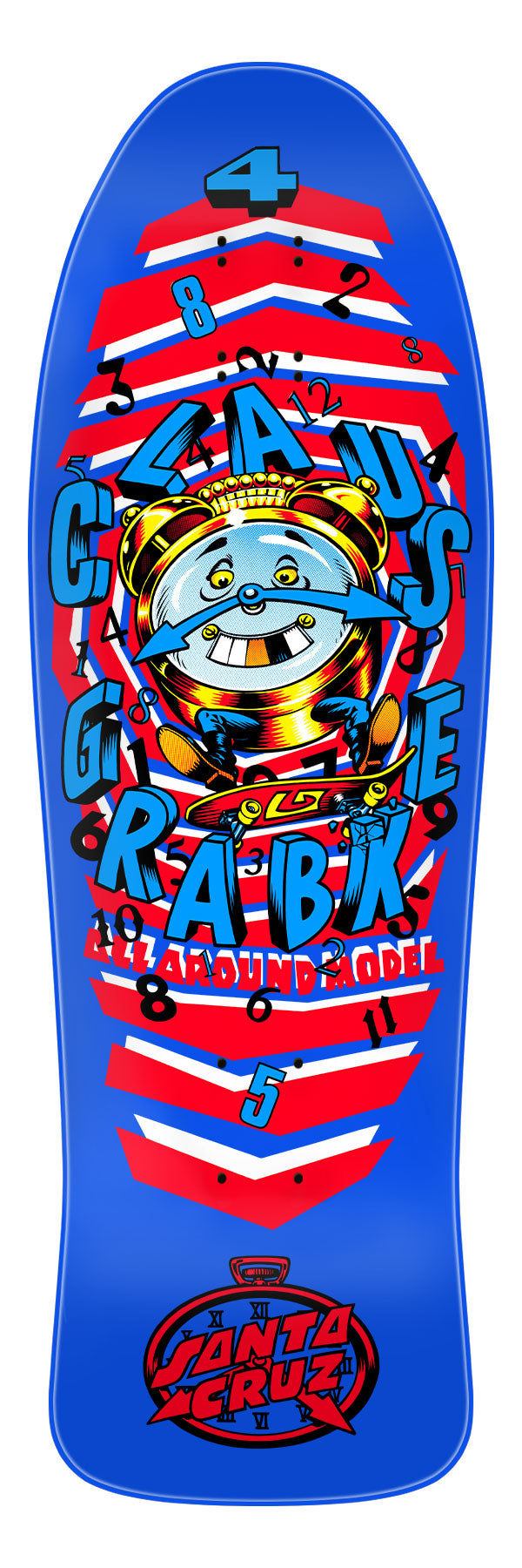 SANTA CRUZ CLAUS GRABKE "ALL AROUND" 9.89" SKATEBOARD DECK - One Revolver Surfboards