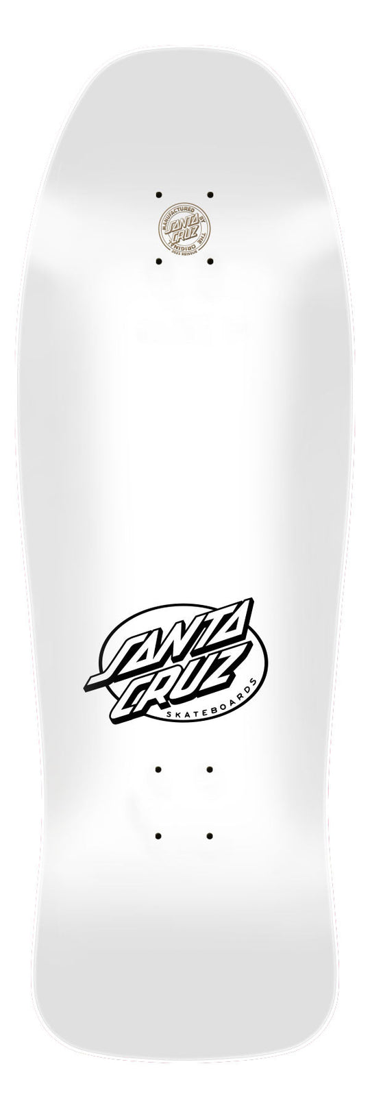 SANTA CRUZ KENDALL "SNAKE" WHITE 9.975" SKATEBOARD DECK