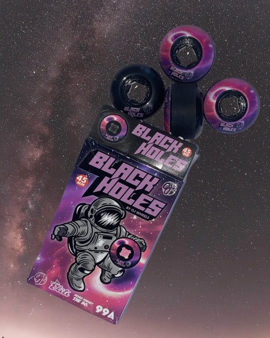 Oj Mini Chubbies Black Holes 45mm 99a Skateboard Wheels - One Revolver Surfboards