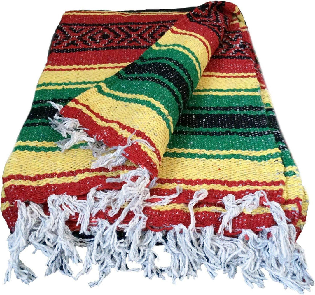 Rasta Mexican Falsa Yoga Blanket - One Revolver Surfboards