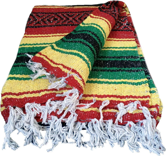 Rasta Mexican Falsa Yoga Blanket - One Revolver Surfboards