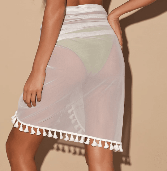 SOLID SARONG WITH TASSELS - One Revolver Surfboards