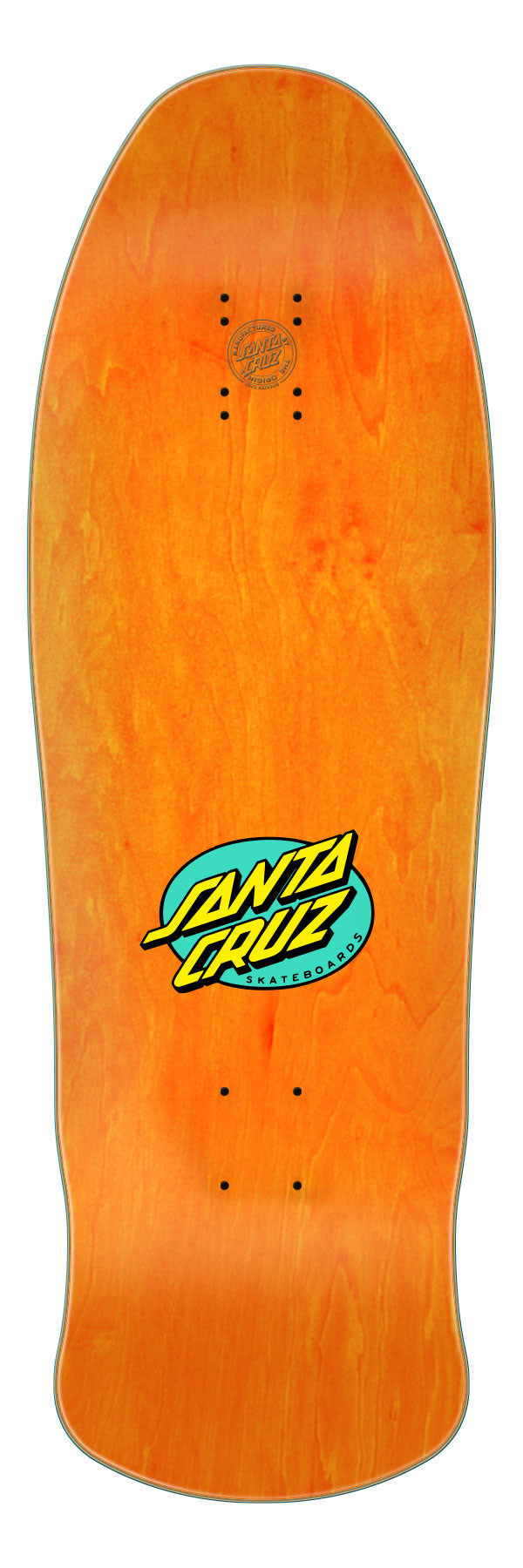 Santa Cruz Roskopp Face 2 Burgundy Stain 9.9" Skateboard Deck