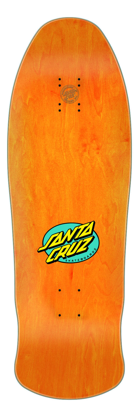 Santa Cruz Roskopp Face 2 Burgundy Stain 9.9" Skateboard Deck