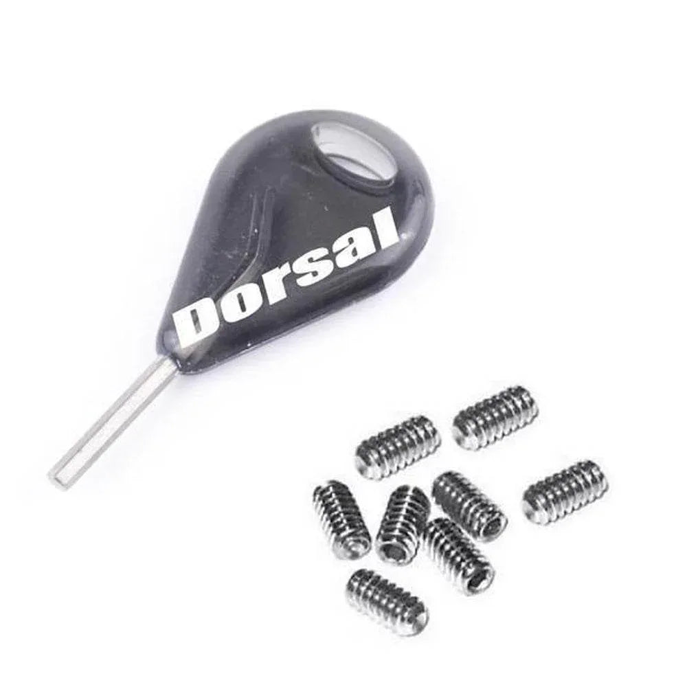 Custom Fin Key Tool DORSAL Surfboard Fin Screws and Hex Key - One Revolver Surfboards