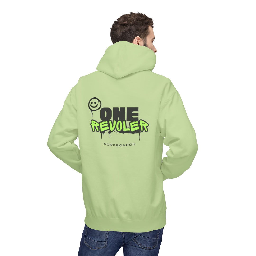 Smile Hoodie by One Revolver Surfboards – Unisex Midweight Softstyle Fleece